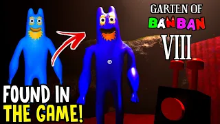 GARTEN OF BANBAN 8 - FINALLY I FOUND the BLUE BANBAN in the GAME 😃 MEETING with FLUMBO