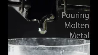 Pouring Molten Aluminium into Water - Slow Motion