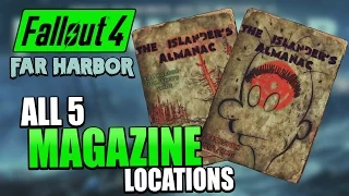 Fallout 4: Far Harbor | Islander's Almanac Magazine Locations (All 5) - Achievement / Trophy