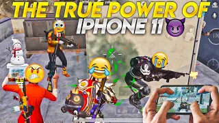 THE TRUE POWER OF IPHONE 11🔥| IPHONE 11 BGMI/PUBG TEST IN 2024😍| IPHONE 11 GAMING REVIEW | MONTAGE