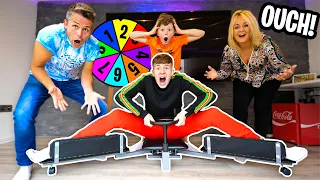 How Far Can You SPLIT CHALLENGE! w/ Family 4