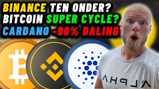 CRYPTO NIEUWS: Cardano (ADA) kans op -90%?? Binance ten onder & Bitcoin (BTC) Super Cycle incoming 🚀