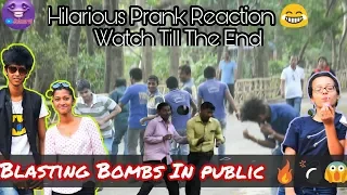 Throwing Chocolate Bombs on public|Pranks in india|YouTube Jokers