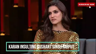 Sushant Singh Rajput insult by Karan Johar in Koffee with Karan Show||I Support Kangana Ranaut