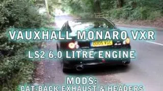 Vauxhall Monaro VXR Drive-by with Cat back Exhaust & Headers