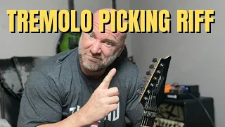 Tremolo Picking Thrash Metal Riff (You Must Learn!)