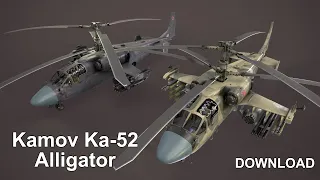 Kamov Ka-52 "Alligator" 3D model