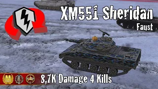 XM551 Sheridan  |  8,7K Damage 4 Kills  |  WoT Blitz Replays