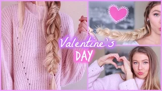 Get Ready With Me // Valentine's Day Makeup, Hair & Outfit!
