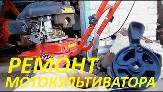 Motor cultivator repair, belt replacement (reboot)