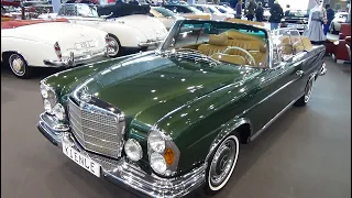 1971 Mercedes-Benz 280 SE 3.5 Cabriolet - Exterior and Interior - Retro Classics Stuttgart 2016