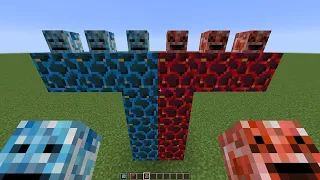 what if you create an ICE FIRE CREEPER in MINECRAFT #97