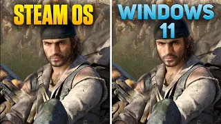 SteamOS vs Windows 11 - Days Gone - Steam Deck