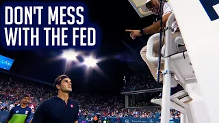 Grumpy Federer Angry With the Umpire: "Just Say You're Sorry!"