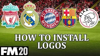 Football Manager 2020 - How to install a logo pack in fm20, get real club logos and badges in fm20