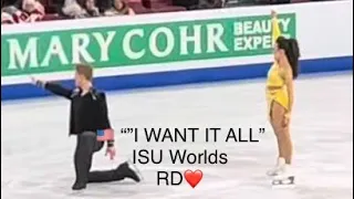 Chock & Bates "I Want it All" 2024 ISU Worlds RD Practice #worldfigure #figureskating  #worldsmtl24