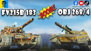 Object 268/4 & FV215b 183 WoT Blitz | Gameplay Episode