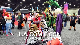 Exploring L.A. Comic Con in Los Angeles, California USA Walking Tour #lacomiccon #losangeles