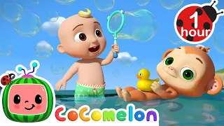 Swimming Song + More CoComelon Animal Time | Animals for Kids