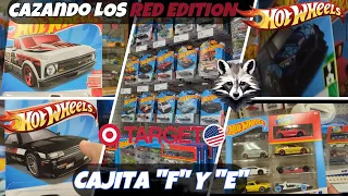 CACERIA EXITOSA🇺🇲🔥 HOT WHEELS RED EDITIONS 2024 🔥CAJITA ''F Y ''E'' Y MAS🦝👍