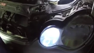 How to replace Mercedes W203 parking lamps by yourself