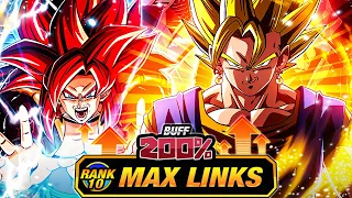 200% LEADER SKILL BUFF! LEVEL 10 LINKS 100% RAINBOW STAR EZA LR INT SUPER VEGITO! DBZ: Dokkan Battle