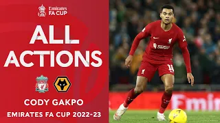 Cody Gakpo's Highlights v Wolves | Third Round | Emirates FA Cup 2022-23