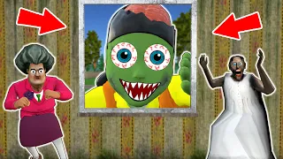 Granny vs Squid Game Zombie vs Scary Teacher 3D - funny horror animation (121-140 series in a row)