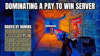 Dominating A PAY TO WIN Server - Rust Console