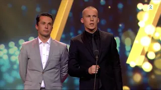 Ylvis- Acceptance speech at Gullruten '18 [English subtitles]