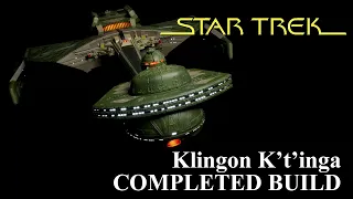 Klingon K't'inga Battle Cruiser 1/350 Polar Lights COMPLETED  BUILD