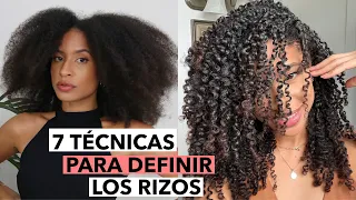 7 TÉCNICAS PARA DEFINIR LOS RIZOS - LAS MEJORES :: FRIZZYDESI