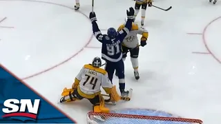 Nikita Kucherov Blasts A One-Timer To Ring In the 2023-24 NHL Season