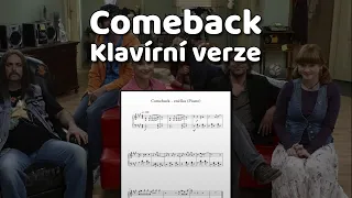 Comeback | znělka (Piano) - Noty