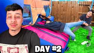 LAST TO LEAVE THE BOUNCY HOUSE WINS $1000!!! (DAY 2)