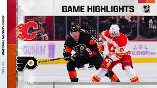 Flames @ Flyers 11/21 | NHL Highlights 2022