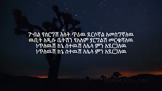Tsegaye Eshetu: Lesergua Teterahu/ Lyrics Video/ ፀጋዬ እሸቱ/ ለሰርጓ ተጠራሁ