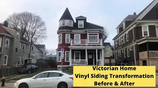 Victorian Home Makeover in Beverly, MA: Vinyl Siding Upgrade