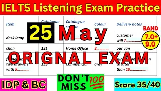 09 MAY 2024 IELTS Listening Practice Test for 2024 with Answers | IELTS EXAM PREDICTION | BC & IDP