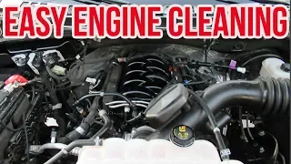 HOW TO CLEAN YOUR ENGINE - NO WATER NO SCRUBBING