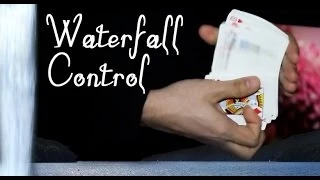 Card control for card tricks - Waterfall control