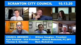 Scranton City Council Meeting October 13, 2020