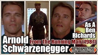 Arnold Schwarzenegger As A Ben Richards From The Running Man (1987)