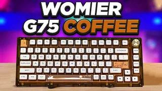 This Budget Keyboard is COFFEE THEMED?! | Womier G75 Coffee Review