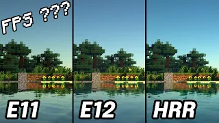 Which SEUS Ray Tracing Shader Has The Best FPS? (SEUS PTGI E11 / E12 / HRR 2.1)