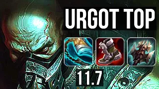 URGOT vs AATROX (TOP) | Rank 2 Urgot, 6 solo kills, Legendary, 300+ games | BR Challenger | v11.7