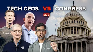 Google, Apple, and ALL the tech billionaires fight antitrust against Congress (full hearing)