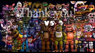 All FNAF Characters Sing The FNAF Song V5