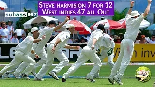 WEST INDIES CRUCIFIED - 47 ALL OUT from 41/5 | STEVE HARMISON takes 7 FOR 12