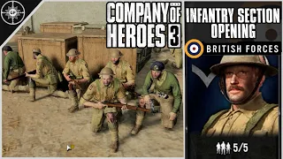 How to Open with British Infantry Section | Company of Heroes 3 Faction Guide
